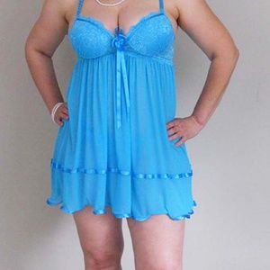 Babydoll Blue sky Size 6 . Size 8